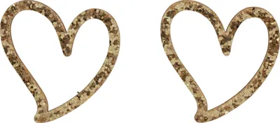 Produktbild von Goldene Holz Herzen Streudeko Tischdeko 5cm 48 Stk, 48 Stück