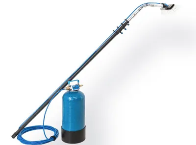 Produktbild von Reinigungssystem Purastart Mini Komplettset 540 cm Teleskopstange 27 cm Bürste für Glas- und Fassadenreinigung