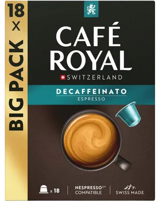 Produktbild von Café Royal Espresso Decaffeinato Kapseln, 18 Stück, 90g, Intensität 8