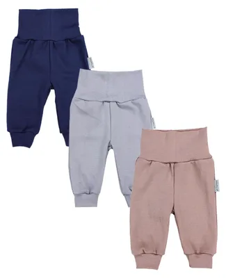 Produktbild von TupTam Baby Jungen Hose Jogginghose mit Breitem Bund 3er Pack, Farbe: Farbenmix 1, Größe: 56