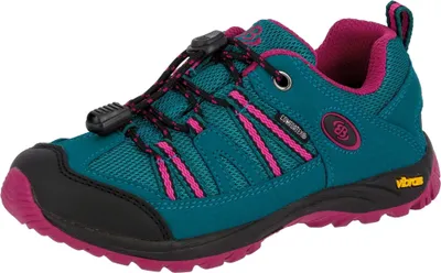 Produktbild von Brütting Ohio Low Mädchen Nylon Comfortex Trekking Schuhe türkis, Textilfutter, atmungsaktiv, wasserdicht