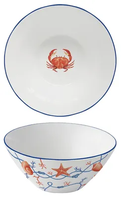 Produktbild von Müslischale COTE DE MER Meeresküste D. 16cm aus Porzellan Easy Life