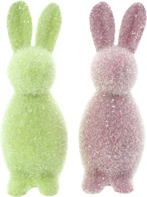 Produktbild von Hase Farbglimmer, 2er Set, Kunststoff Maße: Höhe 24 cm