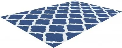 Imagen del producto de Alfombra Kelim, color azul oscuro (155x240 cm)