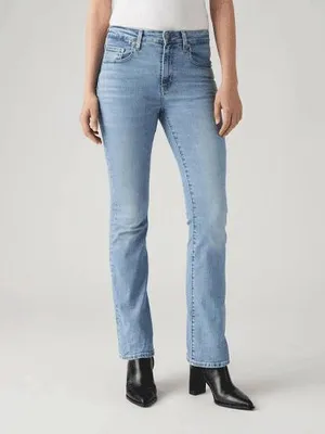 Obrázok produktu pre Dámske džínsy Levi's, model 18759 0116 - 725, vysoký pás, modrá farba, svetlý odtieň