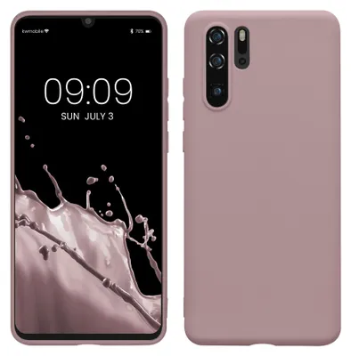 Produktbild von kwmobile Hülle für Huawei P30 Pro TPU Case - Handyhülle unterstützt kabelloses Laden, flexible Schutzhülle, gummiertes Cover in Nude Lilac