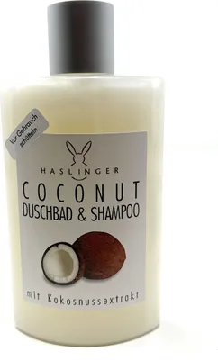 Produktbild von Haslinger 6502 - Kokosnuss Duschbad & Shampoo, 200 ml