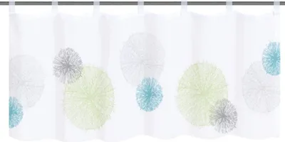 Produktbild von Home Wohnideen Cafehaus Voile Digitaldruck Rawlins 052999-6405 H x B 45 x 120 cm Grün-Blau