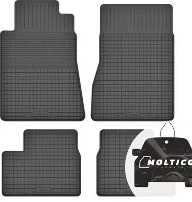 Produktbild von Gummimatten mit Rand Auto Fußmatten Gummi Automatten Passgenau 4-teilig Set - passend für Rover 75 1998-2005
