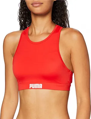 Produktbild von PUMA SWIM WOMEN RACERBACK SWIM TOP red L
