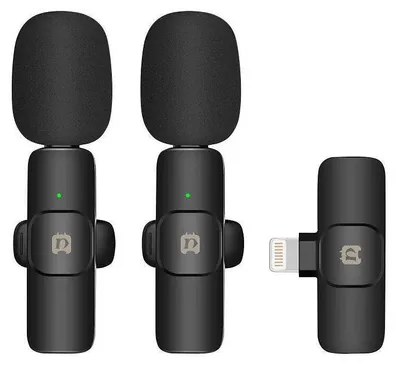 Obrázek produktu pro Puluz PU3150B Lavalier Wireless Microphone Lightning Type.