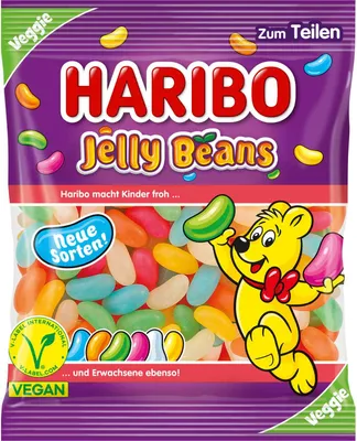 Obrázek produktu pro Haribo Jelly Beans cukrové dražé s želé náplní balení 160g