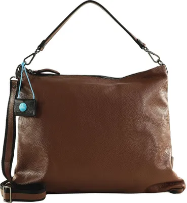 Produktbild von Gabs Leder Schultertasche Filippa TG Pochette Cuoio Scuro braun
