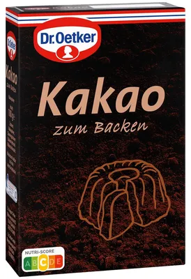 Image de Cacao à cuire foncé à l'arôme corsé Dr. Oetker 100g