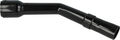 A black vacuum cleaner wand extension piece.
