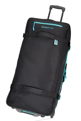 Produktbild von Trolley groß Koffer Reisetasche mit Rollen Elephant Travel XXL Trolly 100 Liter 80 cm Trolly Gepäck Reisetrolley Tauchen One ECO 13133 Schwarz Türkis