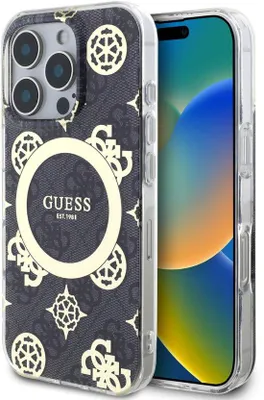 Image de Coque arrière GUESS pour iPhone 16 Pro Max MagSafe