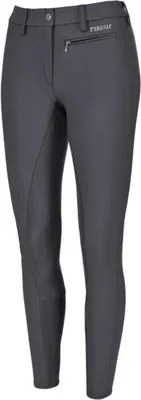 Produktbild von Pikeur Damenreithose " LUGANA STRETCH " 3/4 Mc Crown Gesäßbesatz, Micro-Power Farbe - brown Größe - 48