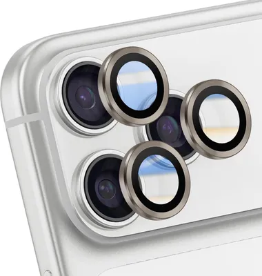 Image de Avizar, protection de l'objectif de l'iPhone 17 Pro Max avec cadre renforcé, gris