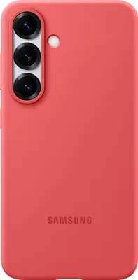 Immagine prodotto di Custodia in silicone Samsung per Galaxy S25, Cover, Samsung, Galaxy S25, 15,8 cm (6,2"), Rosso