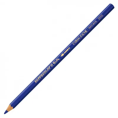 Obrázek produktu pro Akvarelová pastelka "Supracolor", ultramarine, šestihranná, CARAN D'ACHE 3888.140