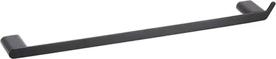 Produktbild von BORGANIC BLACK Handtuchhalter Edelstahl Schwarz 59x555x38 mm für Bad & Küche >> zum Bohren