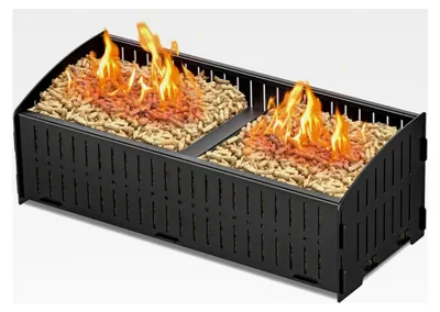 Produktbild von Pelletkorb, 48 × 20 × 17,5 cm, 5 kg Pelletbrennkorb für Kamine und Öfen