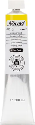 Produktbild von Schmincke 200ml Norma Professional Zitronengelb Öl 11 236 015