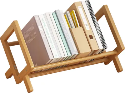 Produktbild von Bücherregal, Schreibtisch Organizer, Geneigtes Bücherregal für Studenten,Bücher Halter für Regal,Organizer für das Büro