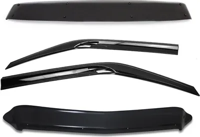 Produktbild von Windabweiser Sonnenblende Motorhaube Deflektor Set für Mercedes Sprinter 2009-16