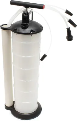 Produktbild von Ölabsaugpumpe 7 Liter zum Motorölwechsel, Handpumpe zur Ölabsaugung und für andere Flüssigkeiten inklusive 3 Schläuche, manuelle Pumpe