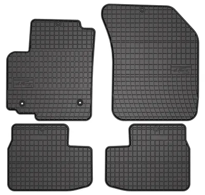 Immagine prodotto di Tappetini auto in gomma adatto per Opel Agila B (2008-2014, hatchback) neri, set 4 pz, con fissaggi