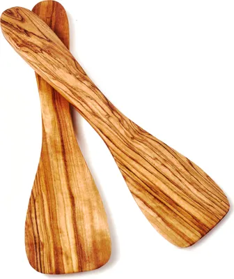 Produktbild von 2er Set Pfannenwender aus Olivenholz, klassisch 30 cm