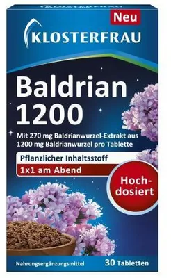 Produktbild von Klosterfrau Baldrian 1200 Tabletten 30 St
