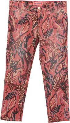 Produktbild von 27329 Street One, Jane 7/8, 7/8 Damen Jeans Hose, Stretchdenim, red floral, W 26 L 26