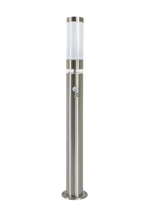 Produktbild von Außen-Stehleuchte Lisa Edelstahl 100 cm mit integriertem Bewegungsmelder IP44