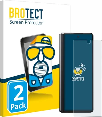 Produktbild von 2x BROTECT Schutzfolie für Samsung Galaxy Z Fold 2 5G Displayschutz Displayschutzfolie Folie Matt Entspiegelungsfolie