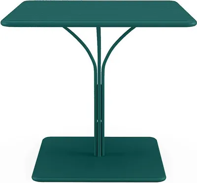 Produktbild von Gartentisch - L. 80 cm - Metall - Blau - MIRMANDE von MYLIA
