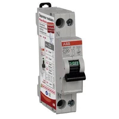 Image de Disjoncteur Abb 20a Bipolaire Protection électrique Bipolaire Fiable - Abb