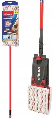 Produktbild von Vileda Ultramax Flachwischer-Set Teleskopstiel 35 cm