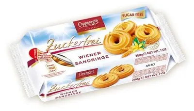 Image de Coppenrath biscuits tendres à éclater Anneaux de sable viennois sans sucre 200g