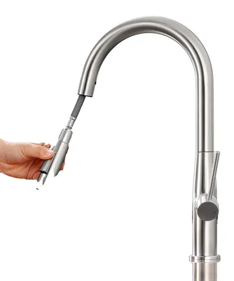 Obrázek produktu pro Kuchyňská baterie, otočná o 360°, s dvěma režimy průtoku vody, chromovaná, připojení G3/8