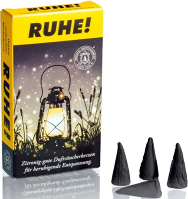Zdjęcie produktu dla Świeczki kadzidlane Ruhe! Letnie świeczki kadzidlane 24 szt. w opakowaniu. Szer. x wys. x gł. 6 x 11 x 2 cm NOWOŚĆ