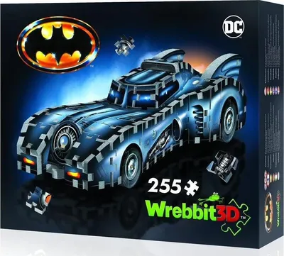Zdjęcie produktu dla Wrebbit Puzzle 3D 255 el. Batmobil DC Comics