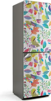 Obrázek produktu pro Etnický okresní vzor - Nálepka na lednici - Nálepka na lednici - Dekorace na lednici - Samolepicí fólie na lednici - Kuchyňské dekorace - 60x190 cm