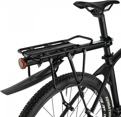 Image de Porte-bagages ROCKBROS avec garde-boue pour VTT 24-29 pouces max. 50 kg en aluminium