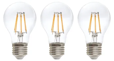 Produktbild von Kobi E27 LED Filamentlampe 11,5W 1521lm 3000K Warmweiß 230V 60mm 3 Stück