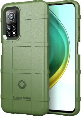 Produktbild von Xiaomi Mi 10T / Mi 10T Pro 5G Hülle, LaimTop Weich TPU Silikon Stossfest Anti-rutsch Tasche Heavy Duty Schutzhülle für Xiaomi Mi 10T / Mi 10T Pro 5G Grün