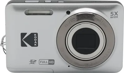 Produktbild von Kodak PIXPRO FZ55, 16 MP, 4608 x 3456 Pixel, CMOS, 5x, Full HD, Silber