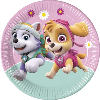 Produktbild von Paw Patrol Skye & Everest 8 Teller